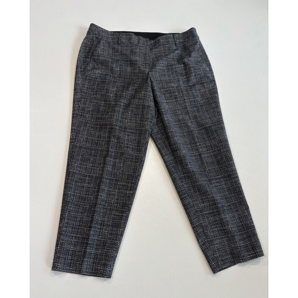 Lane Bryant 18 The Lena Black And White Pants NWT Moderate Curvy Fit Ankle Pant